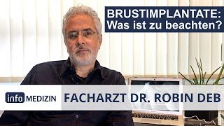 Brustimplantate Was Du unbedingt beachten solltest 👨‍⚕️ Dr Deb  info Medizin [upl. by Calvinna28]