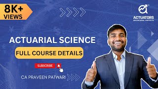 Actuarial Science Full Course Details 2024  Syllabus Exams Skills Salary amp More [upl. by Liana]