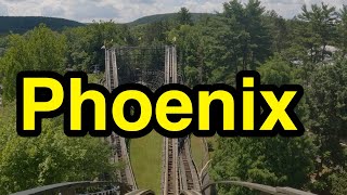 Phoenix Front Row POV  Knoebels Elysburg PA [upl. by Ellord]