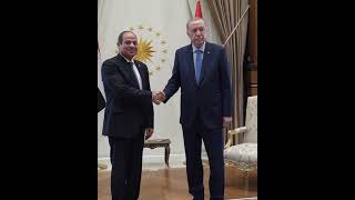 President Erdogan meets with Egyptian President Sisi [upl. by Siubhan832]