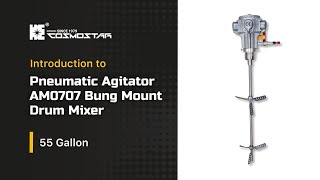 Pneumatic Agitator AM0707 Bung Mount Drum Mixer 55 Gallon shorts [upl. by Wales]