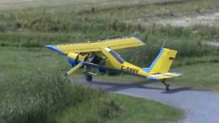 PZL104 WILGA 35 Takeoff Touch and Go and Landing CSU3 [upl. by Selene]