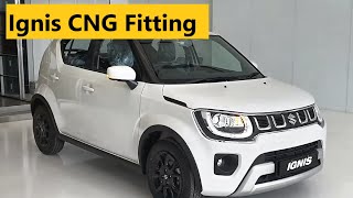 Maruti Ignis CNG Fitting CNG retro fitment Jabalpur  CNG Fitting Jabalpur cngkit jabalpur [upl. by Livvie]