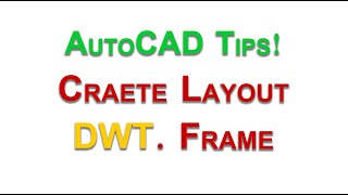 Create CAD Frame [upl. by Akerdnahs]