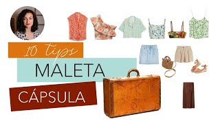 10 TIPS PARA HACER LA MALETA DE MANO DE CABINA O CÁPSULA DE VACACIONES  JOANA PATIKAS [upl. by Roderica]