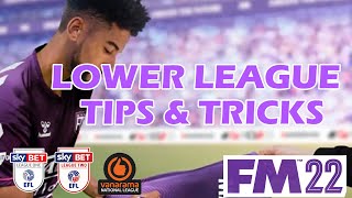 Lower League Tip  Tips amp Tricks  FM22  Football Manager 2022 [upl. by Revolc239]