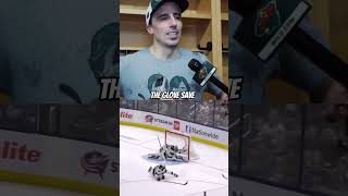 MarcAndre Fleury On Wild Save nhl hockey [upl. by Shanan39]