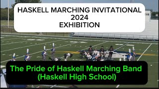 EXHIBITION The Pride of Haskell Marching Band  Haskell Marching Invitational 2024 [upl. by Haidadej]