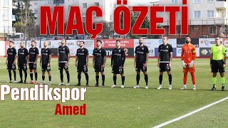 Pendikspor  Amedspor 03  Maç Özeti  TFF 2 Lig 19 Hafta 202122 [upl. by Mercier]