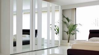 Fitted Wardrobes Ideas  Mirrored Door Wardrobe Designs UK [upl. by Nynahs750]