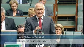 quotNBN a conspiracy against taxpayers warns Turnbullquot  House of Reps MPI  26th Oct 2010 [upl. by Katt]