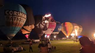 Hot Air Balloons Night Glow [upl. by Fabrice705]