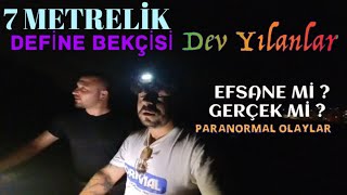 DEFÄ°NE BEKÃ‡Ä°SÄ° 7 METRELÄ°K YILANLAR EFSANE MÄ° GERÃ‡EK MÄ° PARANORMAL OLAYLAR [upl. by Lesh]