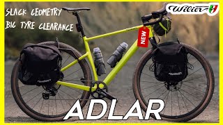 wilier adlar  all new gravel bike aimed at adventure riding and bikepacking [upl. by Nalad]