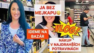 VLOG BEZ MEJKAPU VARENIE BAZÁR A NAJDRAHŠIE POTRAVINY [upl. by Zertnom3]