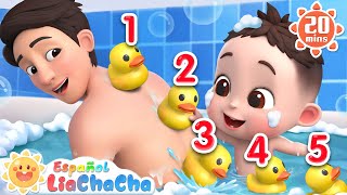 Cinco Patitos 2  Canciones de Baño🛁  LiaChaCha en Español  Canciones Infantiles [upl. by Cristie160]