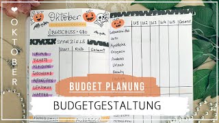 Budgetgestaltung ✨I Oktober 2023 I ganz einfach zum Nachmachen [upl. by Eda]