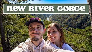 Hike to New River Gorge Bridge  Bridge Trail  Fayetteville WV  West Virginia  Almost Heaven [upl. by Eiggem]