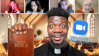 Reading Bible In Satanic Zoom Class [upl. by Funch701]