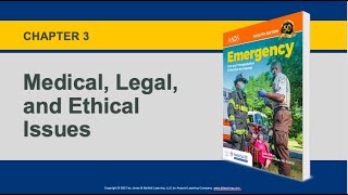 Chapter 3 Medical Legal and Ethical Issues [upl. by Thenna]