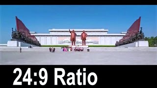 A Day in Pyongyang in SuperCinemascope 2661 ratio [upl. by Askwith]