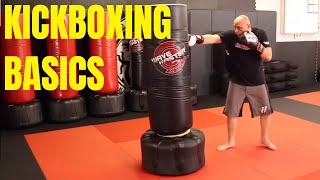 KICKBOXING FUNDAMENTALS Basic Kickboxing Techniques [upl. by Ennylhsa]