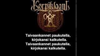 Korpiklaani  Uniaika lyrics [upl. by Ardnohsal]