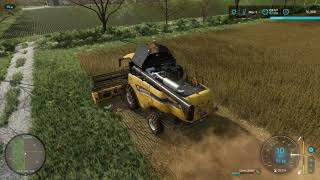 FS22 Bloomfield Farm Ep  19 Harvesting for Donnie Jameston [upl. by Aurilia856]