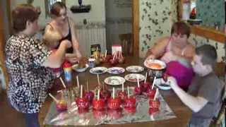 How To Make Candy Apples With Kids [upl. by Velick]