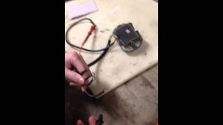 Bench Test 35amp stator and rectifier [upl. by Alisan]