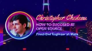 Christopher quotVjeuxquot Chedeau  How to Succeed at Open Source  React Miami 2024 [upl. by Qahsi831]