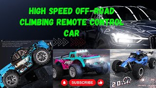 RC Car 116 2WD with LED Light 2 4G 20KMH High Speed Off Road Climbing Remote Control Car [upl. by Paresh]