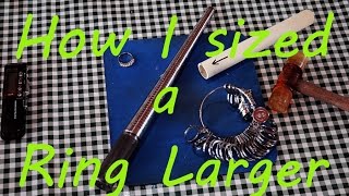 How to Size a Ring Larger [upl. by Ahaelam]