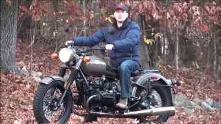 2012 Ural Solo M70 Limited Edition Demonstration at Ural of New England Boxborough MA [upl. by Ahsratan]