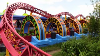 Slinky Dog Dash OffRide Hollywood Studios 2019 [upl. by Arytal894]