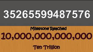 1 To 1 Decillion A Billion Trillion Trillion [upl. by Ahseyn82]