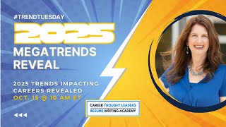 2025 Megatrends Impacting Careers Trends Announcement [upl. by Oiramad]