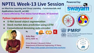 Week13 Exam prep session Implementation of UNet Denoising Autoencoder LSTM using Tensorflow [upl. by Marsland]