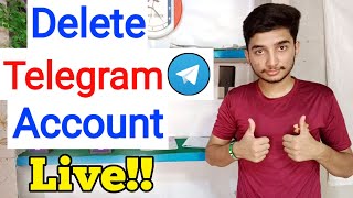 How To Delete Telegram Account [upl. by Eintrok]