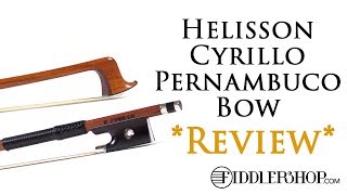 Helisson Cyrillo Pernambuco Violin Bow [upl. by Ollayos368]