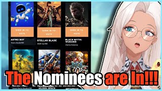 THE BEST GAME AWARDS NOMINEES  Nyaru Reacts [upl. by Hartwell563]