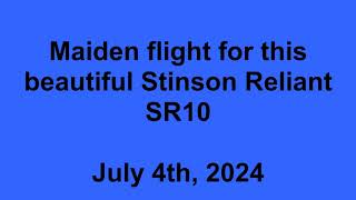 Stinson Reliant 7 4 24 [upl. by Lisabeth]