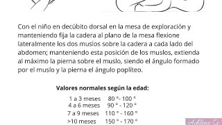 Test de Ángulo de poplíteo [upl. by Lesnah]