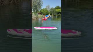 Backflip on a Stand up Paddle Process… shorts [upl. by Deirdre393]