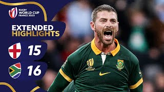 Pollard completes late comeback  England v South Africa  Rugby World Cup 2023 Extended Highlights [upl. by Hna]