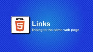 HTML5 and CSS3 Beginner Tutorial 8  Link linking to the same page [upl. by Lussier]