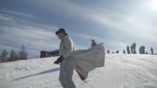 Långfredag med folkdräkter och Railjam i Järvsöbacken [upl. by Arne]