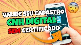 Como Validar Cadastro CNH Digital Sem Certificado Digital [upl. by Cherilyn137]