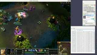 League of Legends in Wine on Fedora 16  Good framerates Max settings [upl. by Bradski693]