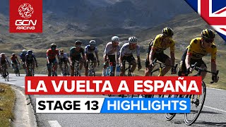 The Tourmalet Takes Some Big Victims  Vuelta A España 2023 Highlights  Stage 13 [upl. by Abernon]